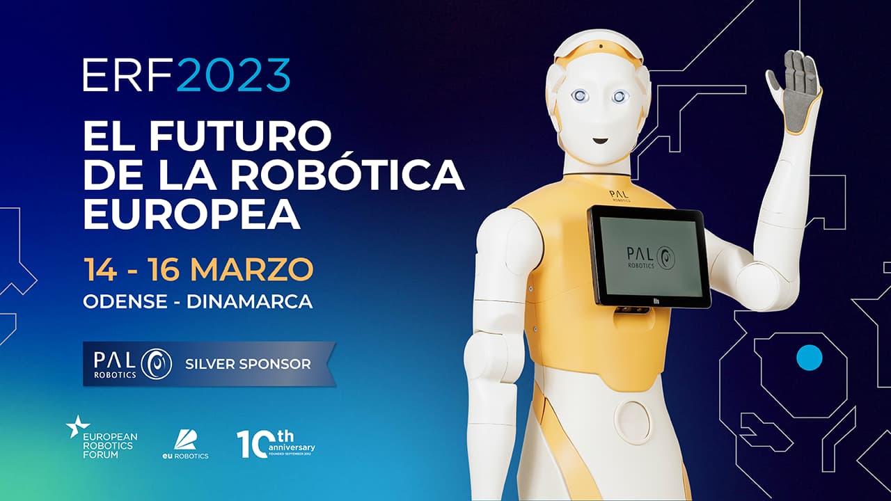 El robot social humanoide ARI a ERF 2023