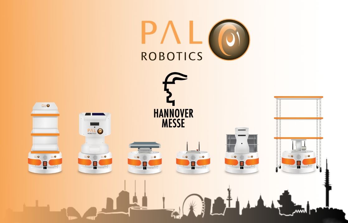 Hannover Messe 2020 event with PAL Robotics participating with TIAGo Base