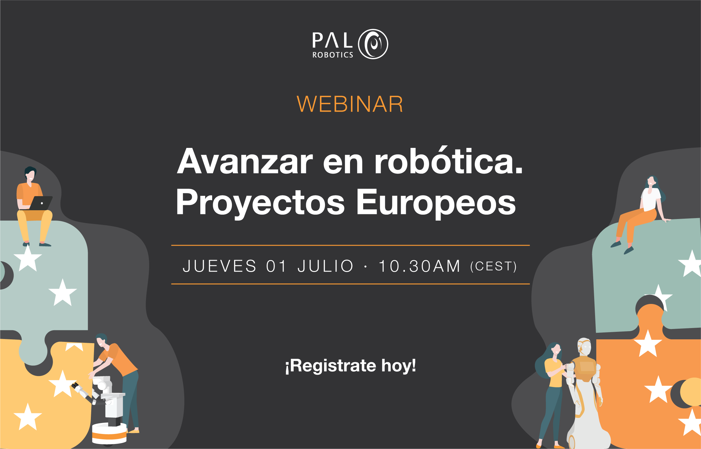Advance Robotics through EU Project: a webinar by PAL Robotics on collaborative project with the European Union for robots and robotics.