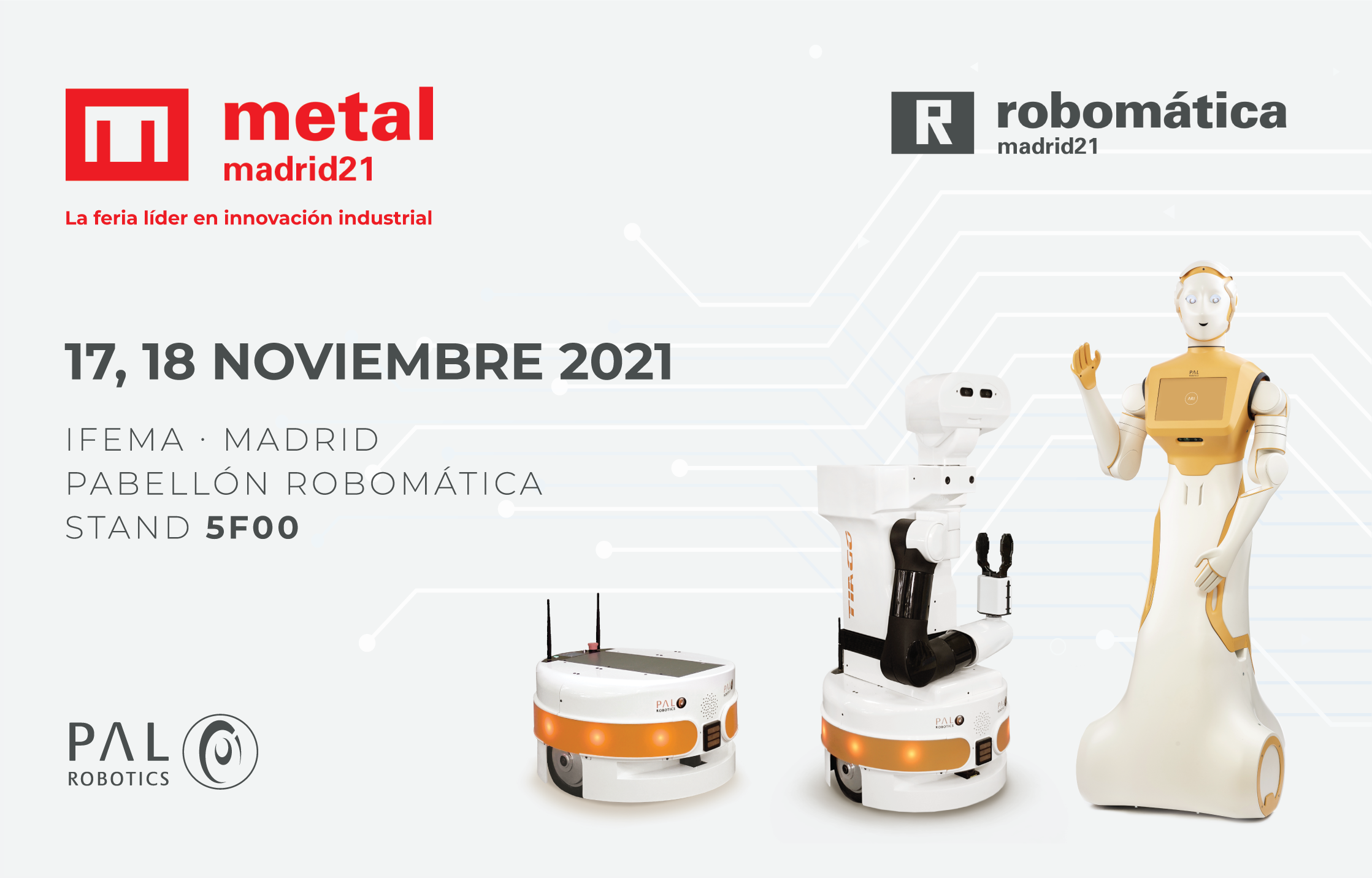 Metal Madrid 2021 es un evento líder en tema de robótica e innovación industrial