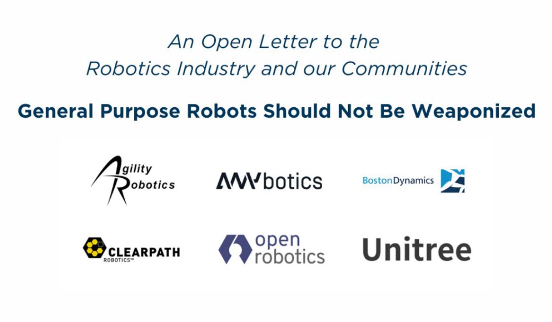 PAL Robotics supports the pledge against weaponising general robots