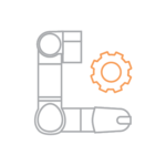 TIAGo Pro Edition proporciona un montaje del brazo optimizado para garantizar la integración constante del robot manipulador móvil en cualquier entorno