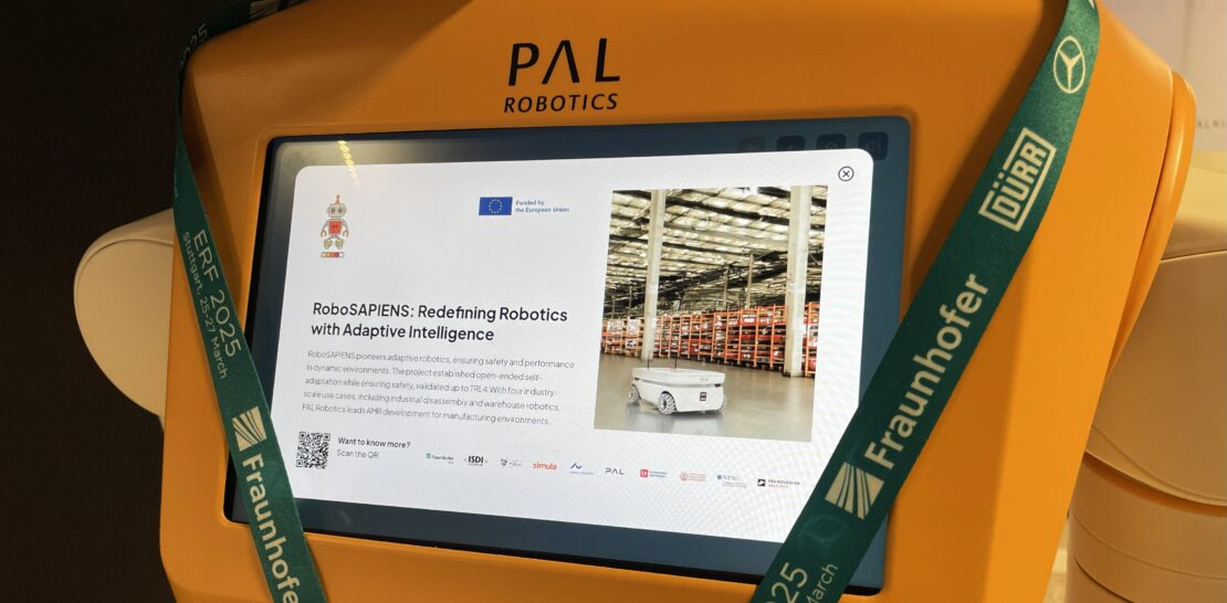 ARI robot with RoboSAPIENS project