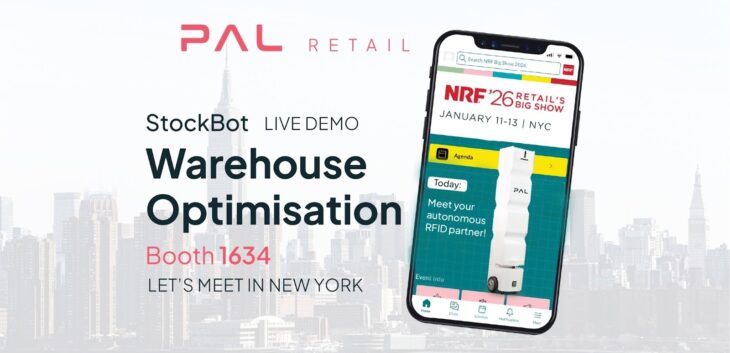 PAL Robotics at NRF with its automous RFID robot, StockBot