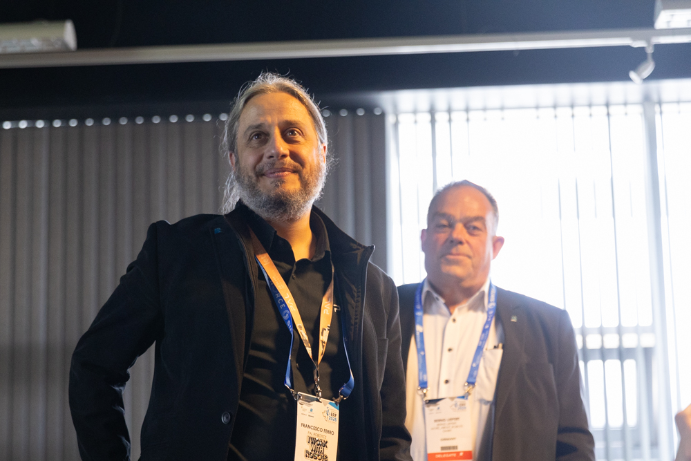 Francesco Ferro as President of euRobotics