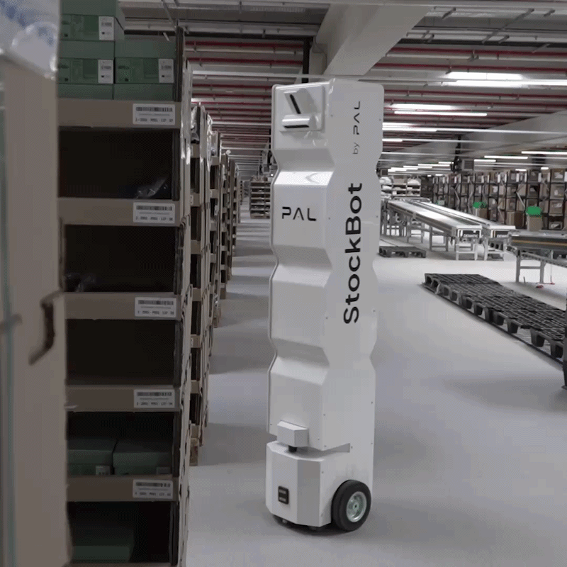 Autonomous Inventory Robot in Warehouse